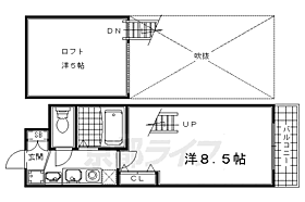 西院くめマンション 903 ｜ 京都府京都市右京区西院巽町（賃貸マンション1K・9階・38.00㎡） その2