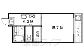 ハイムユアーズ 407 ｜ 京都府京都市中京区西ノ京南両町（賃貸マンション1K・4階・21.06㎡） その2