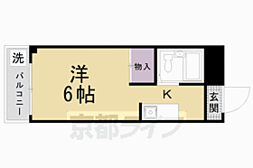 ハイツ協栄 106 ｜ 京都府京都市北区鷹峯旧土居町（賃貸マンション1K・1階・21.49㎡） その2