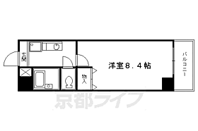 ビクトワール二条 407 ｜ 京都府京都市中京区聚楽廻南町（賃貸マンション1K・4階・22.38㎡） その2