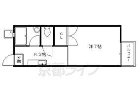 ハイツ詩仙院 103 ｜ 京都府京都市左京区一乗寺松原町（賃貸アパート1K・1階・23.00㎡） その2