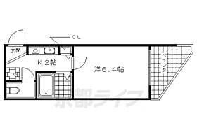 パラドール西院ＰＡＲＴIII 301 ｜ 京都府京都市右京区西院安塚町（賃貸マンション1K・3階・21.75㎡） その2