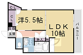 ヴァンヴェルデ西京極 406 ｜ 京都府京都市右京区西京極大門町（賃貸マンション1LDK・4階・41.03㎡） その2