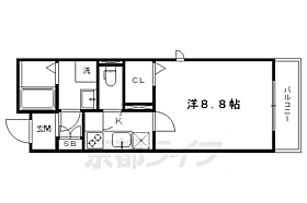 京都府京都市下京区銭屋町（賃貸マンション1K・2階・31.37㎡） その2