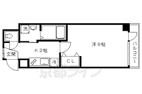 グリーンヒル宝池 407 ｜ 京都府京都市左京区上高野深田町（賃貸マンション1K・4階・28.00㎡） その2