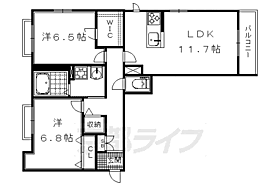 セントリヴィエ　嵐山 301 ｜ 京都府京都市右京区嵯峨天龍寺油掛町（賃貸アパート2LDK・3階・62.92㎡） その2