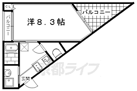 Ｅａｓｔ　Ｃｏｕｒｔ　北白川 3-D ｜ 京都府京都市左京区北白川東久保田町（賃貸マンション1K・3階・23.80㎡） その2