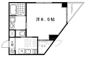 ラトゥール北白川 203 ｜ 京都府京都市左京区北白川下別当町（賃貸マンション1K・2階・24.96㎡） その2