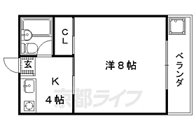 ハイツタケウチ 203 ｜ 京都府京都市北区等持院西町（賃貸マンション1K・2階・22.70㎡） その2