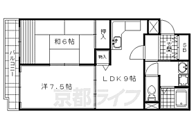 サンフローラ洛北 302 ｜ 京都府京都市北区大宮西小野堀町（賃貸マンション2LDK・3階・52.90㎡） その2