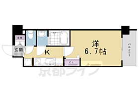 京都府京都市南区東九条西明田町（賃貸マンション1K・2階・23.20㎡） その2