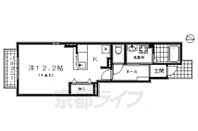 京都府京都市南区上鳥羽馬廻町（賃貸アパート1K・1階・32.90㎡） その2