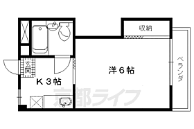 上柳ハウス 203 ｜ 京都府京都市北区平野上柳町（賃貸マンション1K・2階・15.90㎡） その2