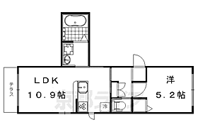 アイリス上賀茂 101 ｜ 京都府京都市北区上賀茂菖蒲園町（賃貸アパート1LDK・1階・39.54㎡） その2