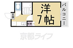 ラ・メゾン・エスポワール 1Kの間取図画像