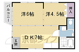 間取図画像 2DK