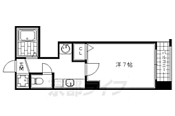 ＺＥＺＥ御幸町 4階1Kの間取り