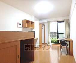 レオパレスナイズ紫竹 2階1Kのリビング/ダイニング