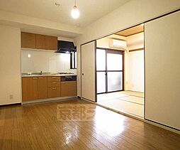 京都市営烏丸線 五条駅 徒歩4分の賃貸マンション 9階2DKのリビング/ダイニング