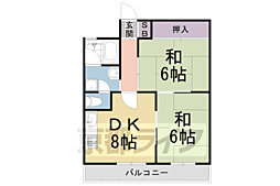 間取図画像 2DK