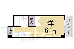 藤ビル 2階1Kの間取り