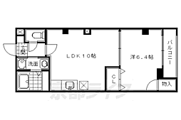 レガート鹿遊館 1LDKの間取図画像