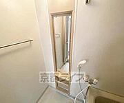 鏡の付いた便利なお風呂