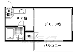 シャトー朝日 2階/2D