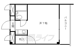ハイツ葵 1Kの間取図画像
