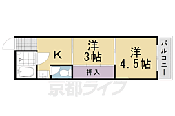Nハウス 2Kの間取図画像