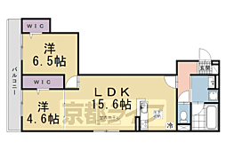 ハイダウェイ両替町 2LDKの間取図画像