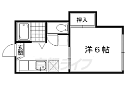 タウニィザ・クスクス 1Kの間取図画像