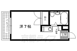 メゾンセレクト 1Kの間取図画像