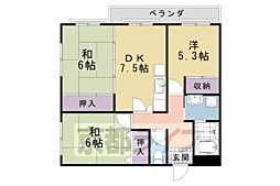 ソレイユ三宅II 3階