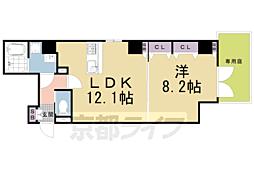 casaRyoko2 1LDKの間取図画像