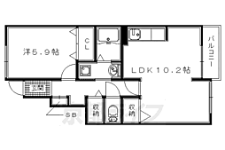 ファミール木幡 1階/-