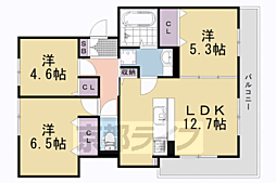 サウス・レジデンス菱川 3LDKの間取図画像