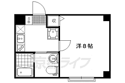 ブライトハイムA棟 1Kの間取図画像