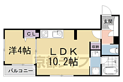 東青苑 1LDKの間取図画像