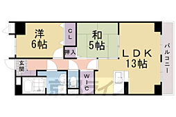 ロイヤルメドウ 2LDKの間取図画像