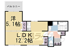 ティアレ長岡京 4階/-