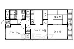 ハイツ北尾 3LDKの間取図画像