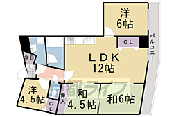 亀岡城ビル・イスターナ今井 4LDKの間取図画像