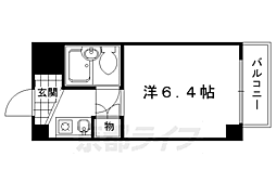 きんこん館 1Kの間取図画像