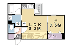 ウェルスクエア京都智恵光院 2階