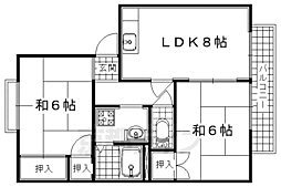 タウニーオオハタ B棟 2階/-