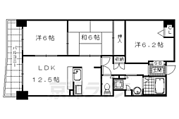 第一東久ハイツ 3LDKの間取図画像