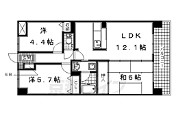 ライオンズマンション宇治大久保 4階
