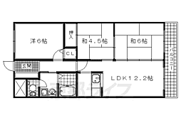 ラポート曽谷 3LDKの間取図画像