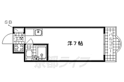 VentriclesKITAGEN 1Kの間取図画像